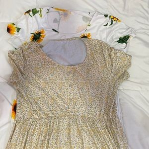 2 comfortable maternity shirts. Bought them separately, but selling together.